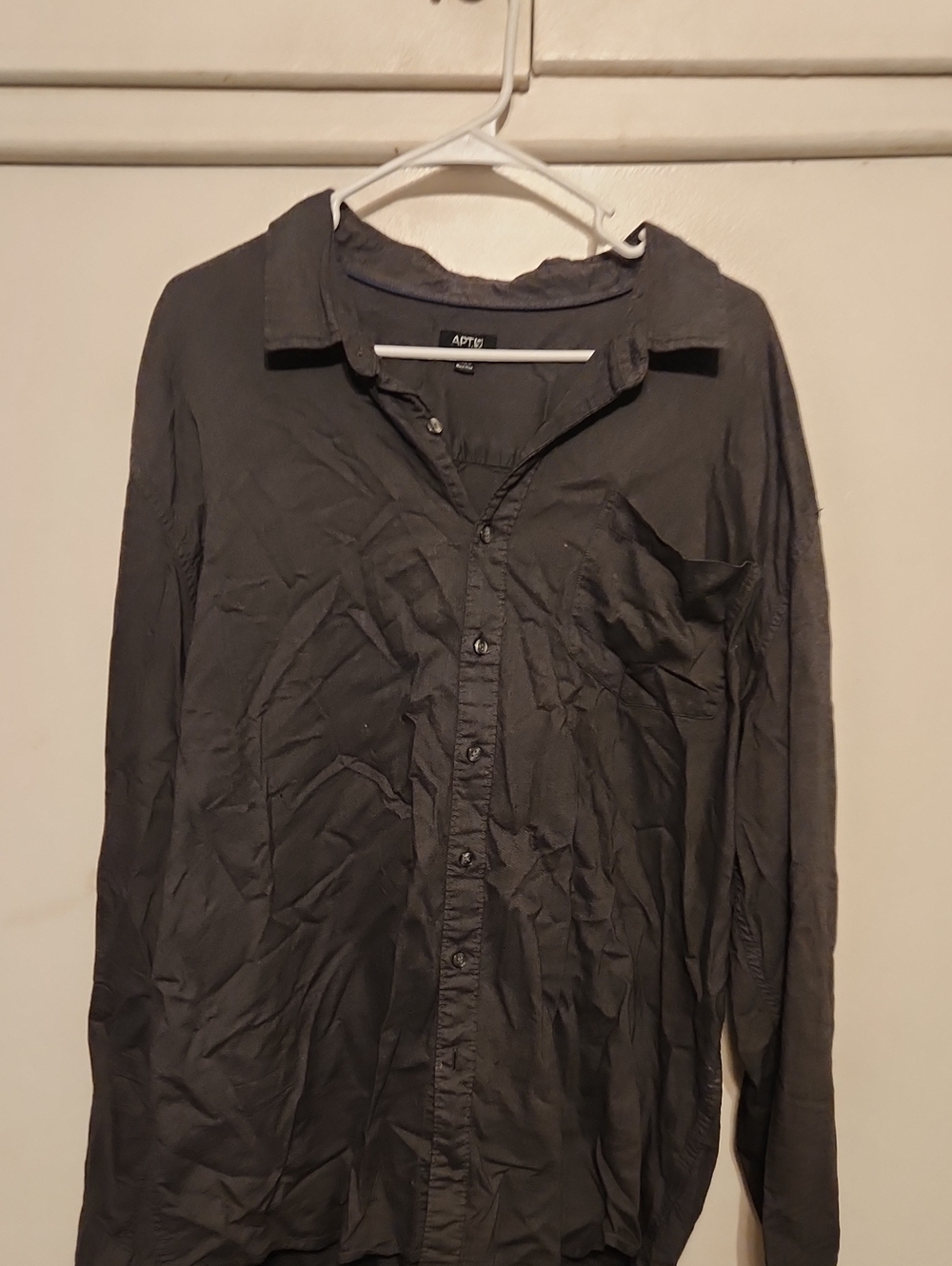 Apt. 9 Men's Black Lightweight Shirt Jacket